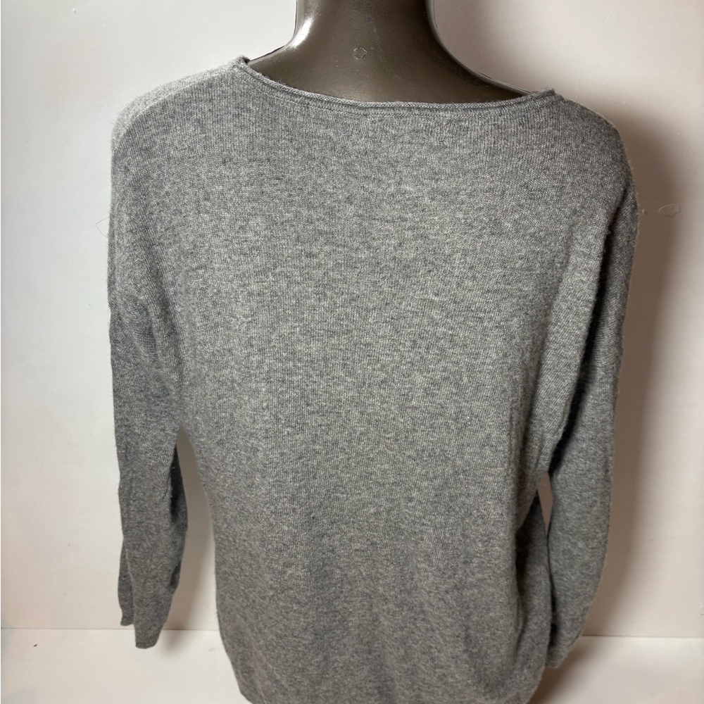 Valentine Bartolini Heart Pattern Sweater, 48% Merino Wool 7% Cashmere. - Picture 2 of 5